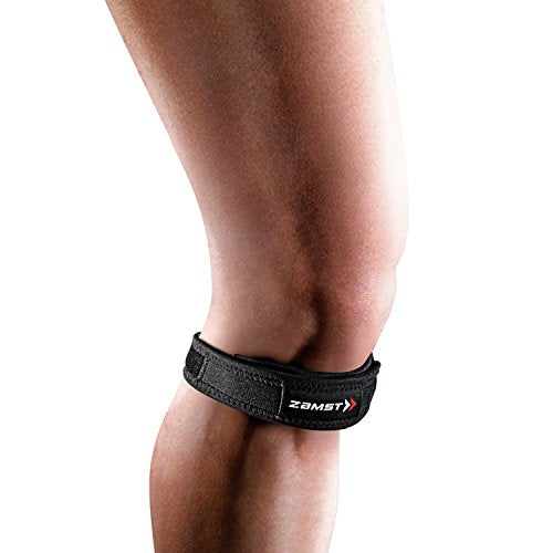 Zamst JK Band Sports Patella Band With Pressure Pad Relieving Pain On the Tendon For Patella Tendinitis-for Volleyball, Basketball, Running, Tennis, Pickleball-Black - size: X-Large
