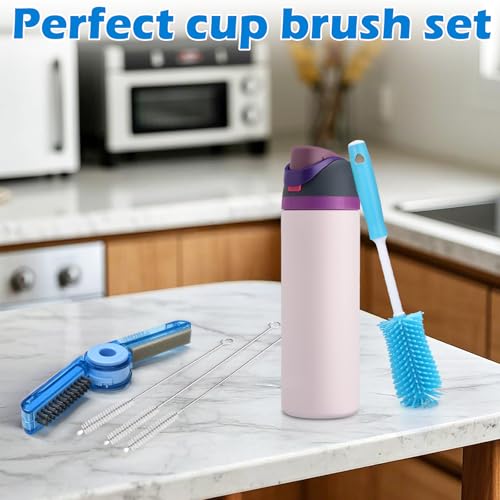 Palksky Water Bottle Cleaning Brush Kit, Brush & Straw Cleaner for Owala - size: 5 Pack
