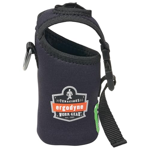Ergodyne Squids 3775 Water Bottle Holder Attachment,Black - size: Small