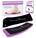 Zenmarkt Turning Board for Dancers, Cheerleaders, Gymnasts, Ice Skaters - color: Bright Purple