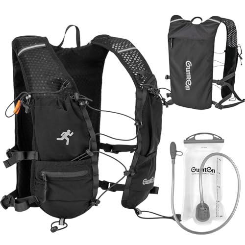 Running Vest with Adjustable Chest Straps for Women Men Hydration Vest for Marathon Jogging Hiking Cycling - size: Black, style: Running Vest with one 1.5L Water Bladder