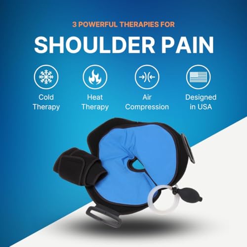NatraCure Hot or Cold Therapy Shoulder Ice Pack Wrap, Brace for Pain Relief - (Heating Pad for Rotator Cuff Injuries, Surgery, Gym, Baseball, Pitching) - 6032 - style: Regular