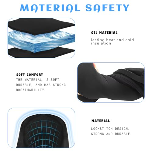 Couleurs Ankle Ice Pack to Wrap Swelling Reusable Hot and Cold Therapy Ankle Ice Pack for Relief of Ankle Sprains Achilles Tendonitis and Foot Inflammation 1 Pack