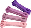 LEEKEY Resistance Bands Set for Pull Up Assistance & Exercise - color: Pink Purple