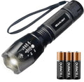 GearLight LED Flashlight Bright, Zoomable Tactical Flashlights with High Lumens and 5 Modes for Emergency and Outdoor Use -Camping Accessories -S1000 - S1000-1 Pack, (Batteries Included) - color: Batteries Included 1 Pack