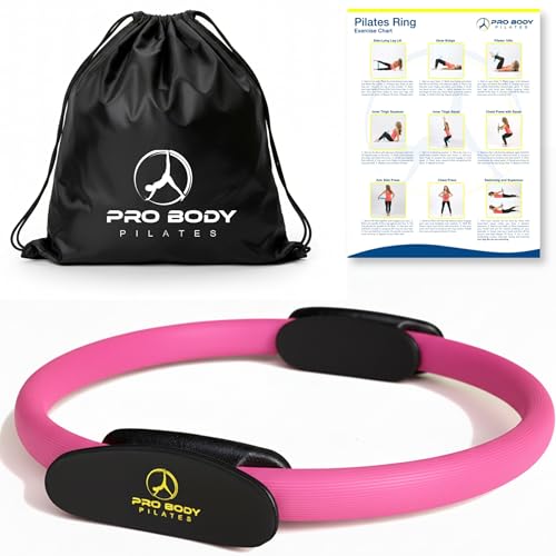 ProBody Pilates Circle - 14 Inch Magic Circle Pilates Ring - color: Pink