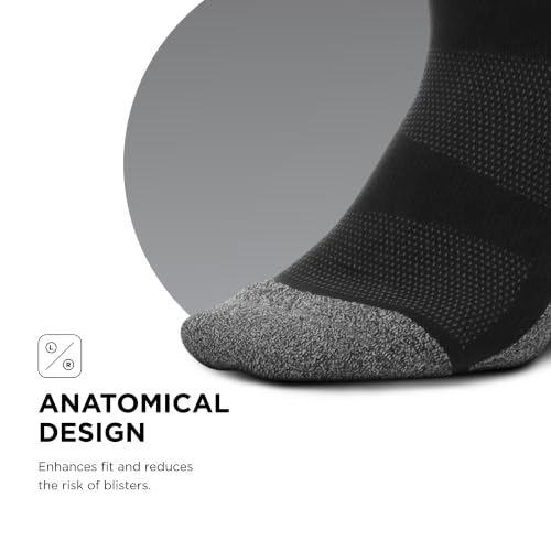 Feetures Compression Knee High Socks - Graduated Compression Socks for Women & Men - (1 Pair) - color: Black, size: Medium
