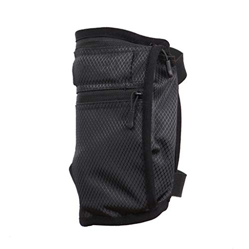 Practical Phone Leg Straps, Running Armband Sleeve Phone Holder with Adjustable Strap for Sports Exercise Workout - color: Black