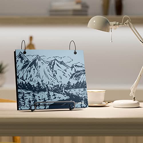 Gone For a Run BibFOLIO Race Bib Album - Mountain Sketch - 9.5x8 - color: Mountain Sketch