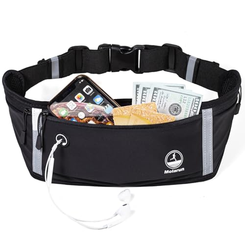 Running Belt Slim Fanny Packs Jogging Pouch Phone Holder Waist Pack - Black - color: C Black