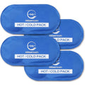4 Pack Reusable Ice Packs for Injuries, Soft Gel Ice Packs for Sprains - style: 10.5 x 5 Inch (4 Pack)
