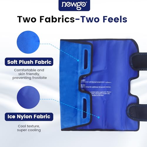 NEWGO Shin Splint Ice Pack, Cold Therapy for Leg & Elbow Injuries