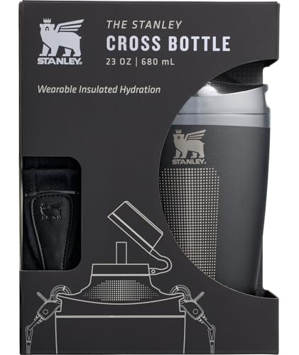 STANLEY Cross Bottle, 23 oz, Black - color: Black