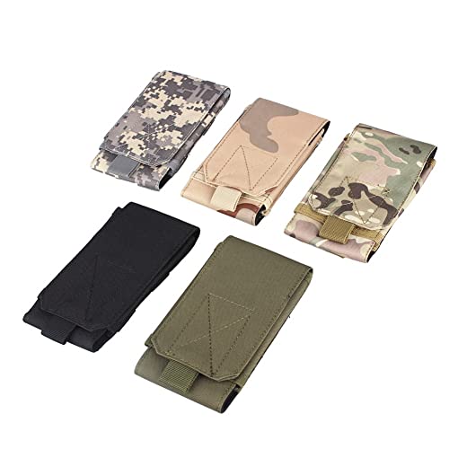 Universal Tactical MOLLE Holster Army Mobile Phone Belt Pouch EDC Security Pack Carry Accessory Kit Waist Bag Case Compatible iPhone 13 Pro X XS Max XR 7 8 6/6s Plus for Samsung Galaxy S10 S9 S8 Plus - color: #B (Big)