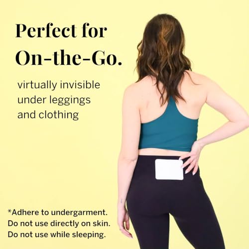 Pixie Period Cramps Menstrual Pain Relief Heat Patches - Lower Abdominal & Back Soothing Therapy - Natural Alternative to Lidocaine ICY Hot - Up to 8 Hours - 6 Count Discreet Disposable Heat Pads - size: 6 Count