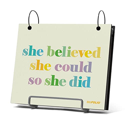 Gone For a Run BibFOLIO Race Bib Album - She Believed She Could - 9.5x8 - color: She Believed She Could