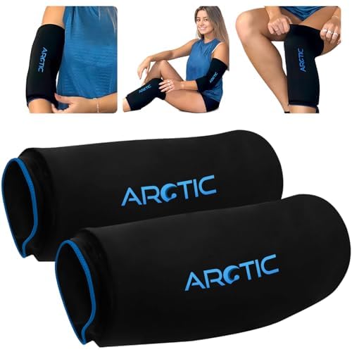 Two Pack | Elbow Ice Pack Wrap & Knee Ice Pack Wrap - Ice Sleeves, Reusable Gel Ice Sleeves, Elbow Ice Pack, Knee Ice Pack, Arm Ice Sleeve, Thigh Ice Pack Compression Wrap (X-Small) - size: X-Small (2 Pack)
