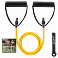 RitFit Single Resistance Bands with Handles Door Anchor for Home Gym - size: 1-5lbs