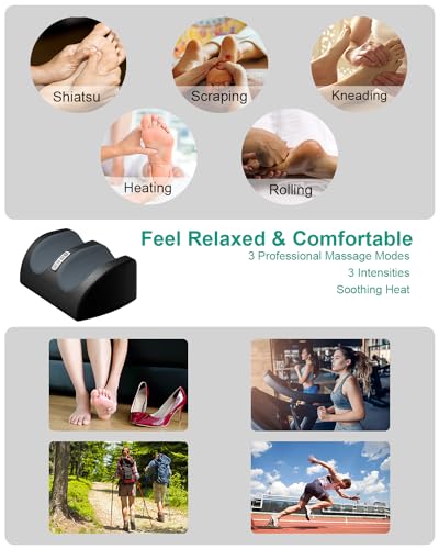 LINGTENG Shiatsu Foot Massager with Heat, FSA Eligible HSA Foot Massager - style: FM01