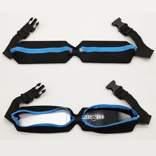 Running Belt Waist Pack Breathable Concealed Waist Bag Invisible Waist Sports Belt Phone Pouches Gym Bag with Pockets
