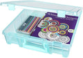 ArtBin Super Satchel 1-Compartment Craft Storage Box, Aqua - color: Aqua
