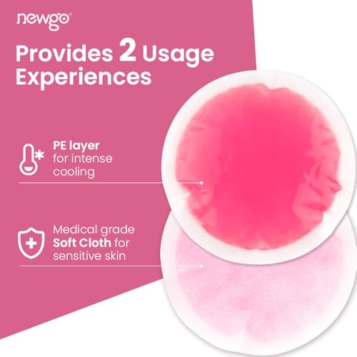 NEWGO Small Ice Packs for Injuries with Cloth Backing, 6 Packs, Red - color: Red - 6 Pack
