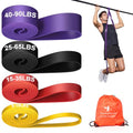 Pull Up Assistance Bands Set, Long Resistance Bands for Working Out - color: 5 LBS - 90 LBS