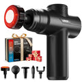 LEERCON Massage Gun with Heat, Deep Tissue Back Massager Gun Gifts for Men - color: E-black
