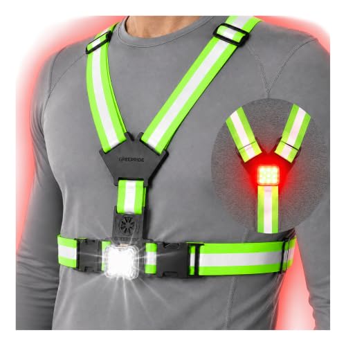 Running Light Vest - Lighted Vest for Night Walking with Rechargeable LEDs