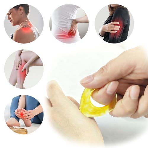 Body Point Massage Tool for Deep Tissue, Meridian Massager for Body, Hand and Foot, Manual Acupressure Reflexology Tools for Muscle Tension and Pain Relief, 2 Piece