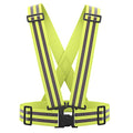 AYKRM 9 color High Visibility Reflective Vest Running Gear High Vis Adjustable Safety Vest - color: Yellow2