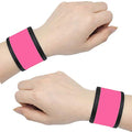 LED Glow Slap Bracelets Light Up Wristbands Flashing Arm Wrist Bands High Visibility Safety Gear Lights for Cycling Walking Running Concert Camping Outdoor Sports, Fits Women Men - color: 2 Pack - Pink