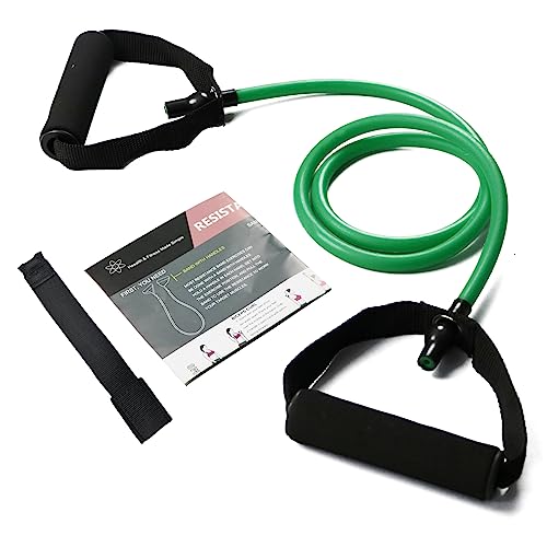 Resistance Bands with Handles, Exercise Bands with Handles, Door Anchor - color: Green-30lbs