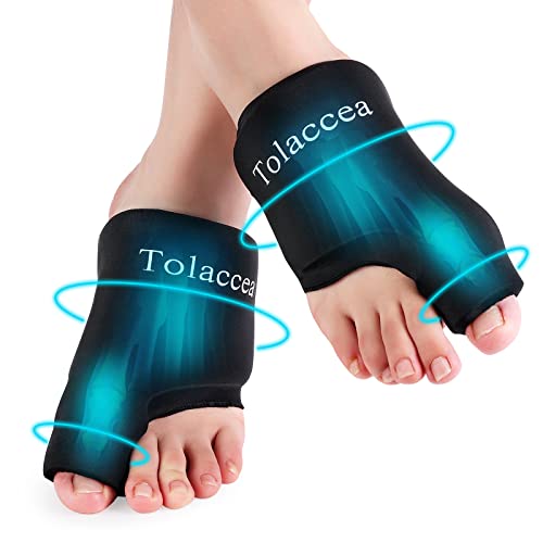 Foot and Toe Ice Pack with Reusable Foot Ice Gel Wrap for Bunion Care 1Pair