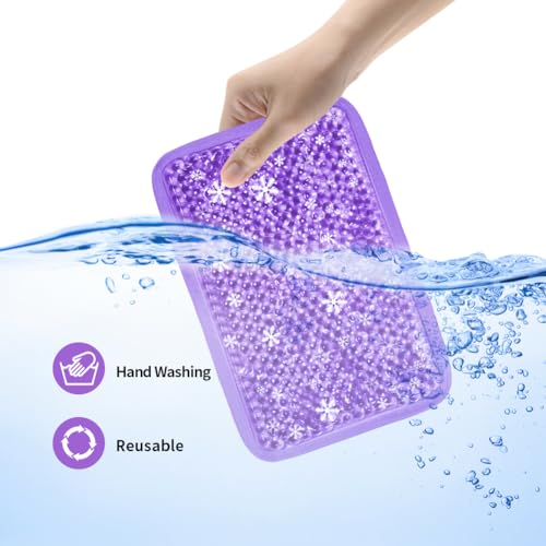 Ice Packs for Injuries Reusable, Hot & Cold Therapy - style: Rectangle-Purple