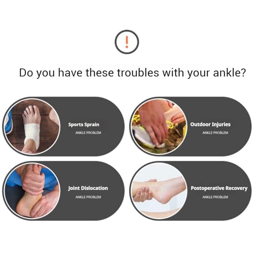 1 Pack Ankle Brace, Breathable Ankle Wrap for Men & Women - size: XL【27-30 CM（10½-11¾ ″）】