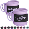 Ankle Straps for Cable Machines, Leg Straps for Glute Kick Back Accessories - color: Macaron Purple