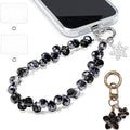 C.J.M.K Beaded Phone Wristband, Lanyard Chain - color: 09-black