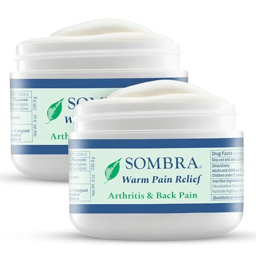 Sombra Warm Pain Relief 8 oz - 2 Pack Arthritis, Back Pain & Pre-Exercise - size: 8 Ounce (Pack of 2)