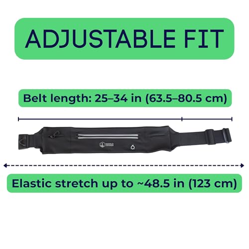 Running Belt with Adjustable Strap, Waist Pack for Sports