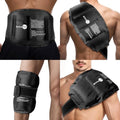 Large Ice Pack for Injuries Reusable Gel for Lower Back, Cold Packs Wrap for Shoulder, Knee, Elbow, Hip, Leg, Soft Cold Compress,16 × 9",Black - style: BLACK-1