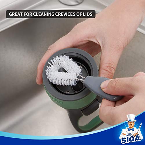 MR.SIGA Water Bottle Brush Cleaning Set with Storage Holder