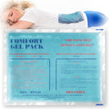 Flexible Reusable Gel Packs for Neck, Wrist, Arm, Back and Shoulder Pain Relief - Versatile Hot or Cold Gel Packs for Injuries, Sore Muscles or Toothache Pain Relief, Blue, 9" x 12", 1 Pack - size: 9"x12"- 1 Pack