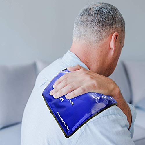 Medvice Reusable Hot and Cold Ice Packs for Injuries - Large (No Straps)