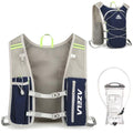 Azarxis Running Water Bottles Flask BPA Free Leakproof Hydration Vest Packs Waist Belt Replacement for Triathlon Marathon Hiking Cycling Climbing Runner - color: #2 Dark Blue (7L) + 1.5L White Water Bladder