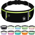 Running Belt Slim Fanny Pack Jogging Pouch Phone Holder Waist Pack - Black - color: Black