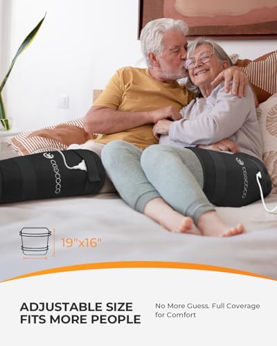CooCoCo Hip Heating Pad, Heated Hip Brace for Hip and Sciatica Pain Relief - color: 19"*16" Black
