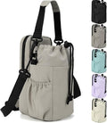 Water Bottle Holder with Strap, 32/40oz Insulation Water Bottle Carrier Bag with Phone Pocket, Water Bottle Sling Bag Crossbody Water Bottle Holder for Hiking Walking - color: Grey