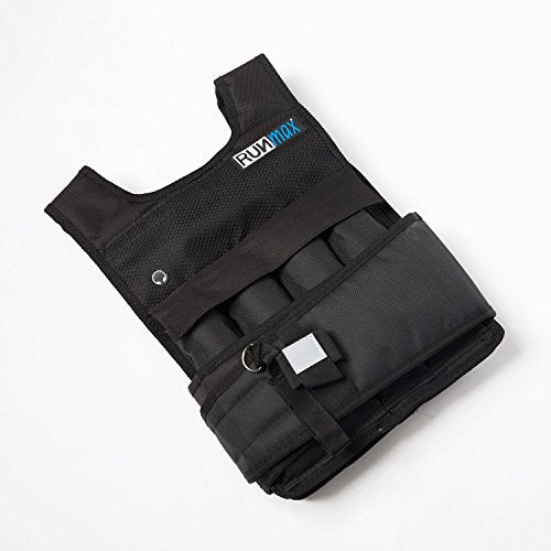 RUNmax 20LBS - 150LBS Adjustable Weighted Vest Wtih Shoulder Pads Option for Men and Women - size: 20 lbs WITH SHOULDER PADS