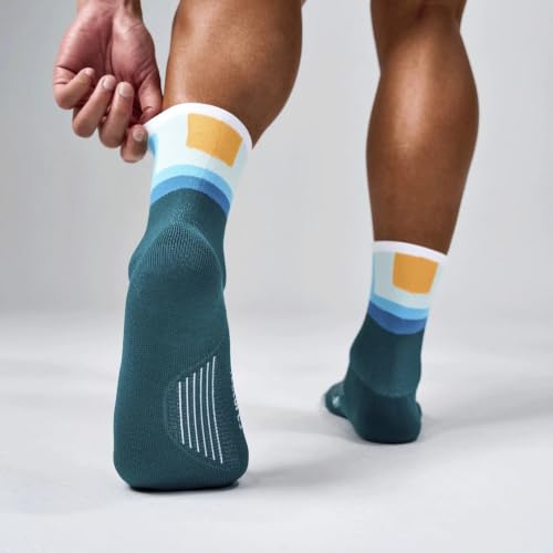 Feetures Elite Light Cushion Mini Crew Sock - color: Breezy Court (1 Pair), size: Small